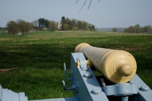 Cannon at the Artillery Park in Valley Forge National Historical Park.